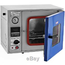 0.9cu ft Vacuum Drying Oven 23L LCD Display 450W Heating Power Air Convection US