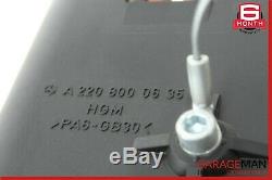 00-06 Mercedes W215 CL500 S55 AMG Central Door Lock Locking Vacuum Pump Assembly