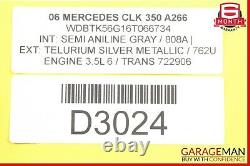 06-09 Mercedes W209 CLK350 CLS500 E550 Dynamic Seat Air Vacuum Pump 0008002548