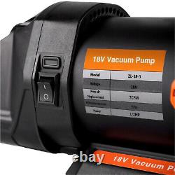 1/2HP 7CFM Refrigerant Vacuum Pump 1/4 Air Inlet Refrigeration For18V Battery