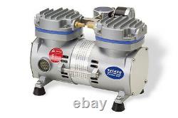 1/6HP Oil Less Piston Vacuum Pump Air Compressor, 110V or 220V