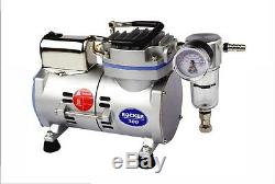 1/8HP Oil Less Piston Vacuum Pump Air Compressor, 95W, 110V or 220V