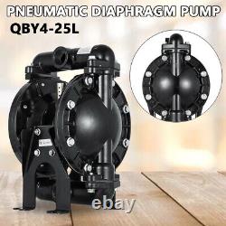 1 Air-Operated Dual Diaphragm Pump, Heavy Duty Pneumatic Transfer Diaphragm Pump