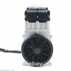 1100W 7CFM Compressor Head Small Air Mute Oilless Vacuum Pump Silent Air Pump US