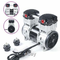 1100W 7CFM Silent Air Pump Compressor Head Small Air Mute Oilless Vacuum Pump