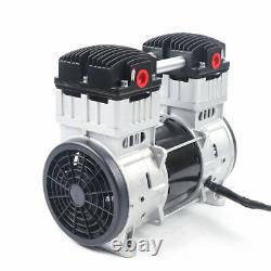 1100W 7CFM Silent Air Pump Compressor Head Small Air Mute Oilless Vacuum Pump