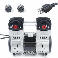 1100W 7CFM Silent Air Pump Compressor Head Small Air Mute Oilless Vacuum Pump