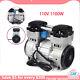 1100w 7cfm Small Air Mute Oilless Vacuum Pump Silent Air Pump Compressor Head