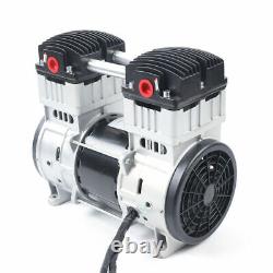 1100W 7CFM Small Air Mute Oilless Vacuum Pump Silent Air Pump Compressor Head