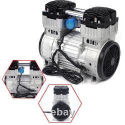 1100W 7CFM Small Air Mute Oilless Vacuum Pump Silent Air Pump Compressor Head