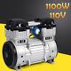 1100w Oilless Vacuum Pump Industrial Air Compressor Oil Free Piston Pump 7cfm