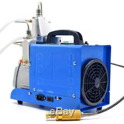 110V 30MPa PCP Compressor Electric High Pressure Air Pump 4500PSI Scuba Diving