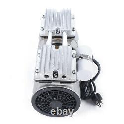 110V 550W Oilfree Micro Air Diaphragm Pump Electric Motor Vacuum Pump Quiet