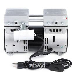 110V 550W Oilless Vacuum Pump 8bar Oil-Free Micro Air Diaphragm Pump Low Noise