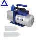 110v Dual-stage Rotary Vane Hvac Air Vacuum Pump 9.6 Cfm 1 Hp With Oil Bottle