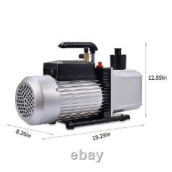 12 CFM Vacuum Pump Air Conditioning Vacuum Pump 1 Stage Rotary Vane HVAC