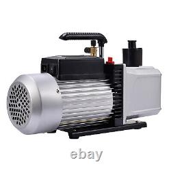 12 CFM Vacuum Pump Single Stage Rotary Vane 1HP HVAC AC Air Tool