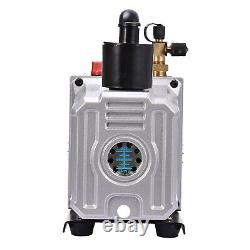 12 CFM Vacuum Pump Single Stage Rotary Vane 1HP HVAC AC Air Tool