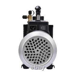 12 CFM Vacuum Pump Single Stage Rotary Vane 1HP HVAC AC Air Tool