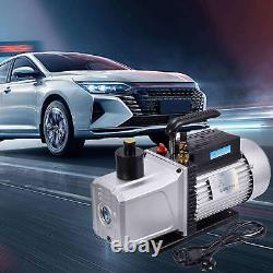 12CFM 1 Stages Refrigerant Vacuum Pump Deep HVAC Dual Stage AC Conditioning