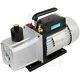 12cfm 1hp Vacuum Pump Dual Stage Rotary Vane Deep Hvac Refrigeration Air Tool