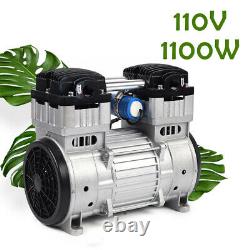 1400 rpm Oil-free Vacuum Pump Mini Silent Air Pump Air Compressor Filter Device