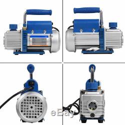 150W 220V G1/4 Steel Vacuum Pump Kit for Refrigerator / Air Conditioning 2pa