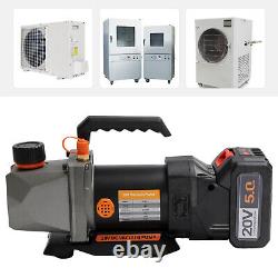 2.5CFM 20V DC Inverter for Air Conditioner Refrigerant Single-Stage Vacuum Pump