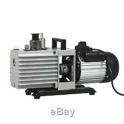 2-stage Rotary vane Air Vacuum Pump, 5 CFM (2.4L/s), 1/2HP 110V/220V