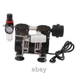 200W Oilless Vacuum Pump Industrial Lab Oil Free Piston Vacuum Pump 60L/min