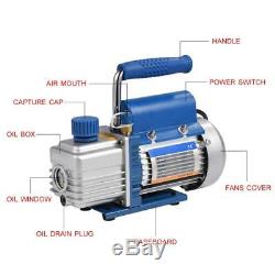 220V 150W 2Pa 3.6m³/h Vacuum Pump Set For Air Conditioning/Refrigerator G1/4 h5