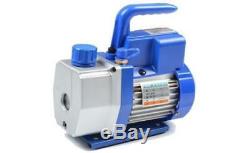 220V 1L 150W 5Pa Rotary Mini Vane Vacuum Pump For HVAC AC Air Conditioning NEW