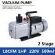 220v 2-stage 10cfm Rotary Vane Vacuum Pump 1hp For Air Conditioning Refrigerator