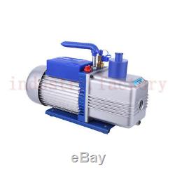 220V 2-Stage 10CFM Rotary Vane Vacuum Pump 1HP for Air Conditioning Refrigerator