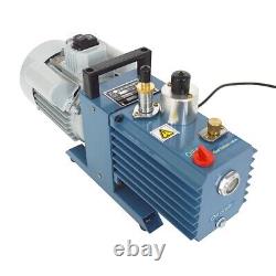 220V Rotary Type Vacuum Pump Double Stage Rotary Small Electric Air Pump