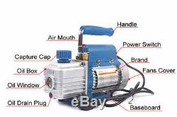 220V Rotary Vane Air Vacuum Pump Tool for Film Laminating Machine Free shipping