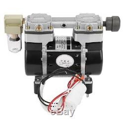 220V VN-40V Oil-Free Air Compressor Motor Vacuum Built-in Silencer Pump 36L/min