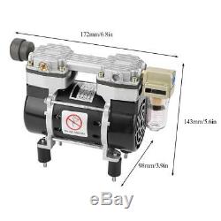 220V VN-40V Oil-Free Air Compressor Motor Vacuum Built-in Silencer Pump 36L/min