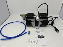 24L Lab Diaphragm Vacuum Pump Oil Free Oilless Medical Mute Pump -95Kpa Air pump