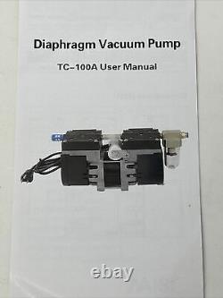 24L Lab Diaphragm Vacuum Pump Oil Free Oilless Medical Mute Pump -95Kpa Air pump