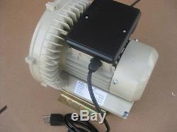 250 Watt 115V REGENERATIVE AIR BLOWER VACUUM PUMP COMPRESSOR 18 CFM / 50 H2O