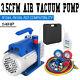 3,5cfm 1/4hp Air Vacuum Pump Hvac + R134a Kit Ac A/c Manifold Gauge Set Free Oil