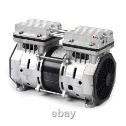 3.5CFM Oilless Vacuum Pump Industrial Air Compressor Oil Free Piston Pump 370W
