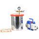 3 Gallon Vacuum Chamber And 3cfm Single Stage Pump Degassing Silicone Air Ac Kit