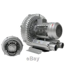 370W Industrial High Pressure Vortex Vacuum Pump 380V Dry Air Blower for Machine