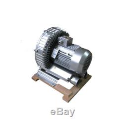 370W Industrial High Pressure Vortex Vacuum Pump 380V Dry Air Blower for Machine