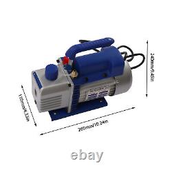 3CFM 1/4HP Air Vacuum Pump 5kpa HVAC A/C Manifold Gauge Hose Kit R134A R410A New