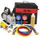 3cfm 1/4hp Air Vacuum Pump Hvac R134a R12 R22 R410a A/c Refrigeration Kit Ac