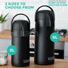 3l/5l Tea Coffee Air Pot Flask Pump Action Vacuum Insulated Carry Handle Diy
