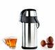 3litre Vacuum Flask Air Pot Pump Action Stainless Steel Hot Drinks Tea Coffee 3l